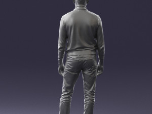 guy the coffee turtleneck 0514 3D Model
