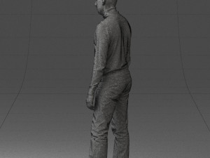 guy the coffee turtleneck 0514 3D Model