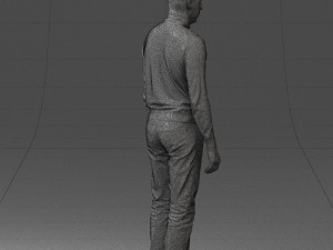 guy the coffee turtleneck 0514 3D Model