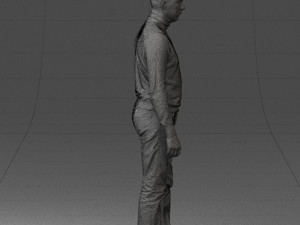 guy the coffee turtleneck 0514 3D Model