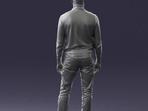 guy the coffee turtleneck 0514 3d print ready 3D Print Model