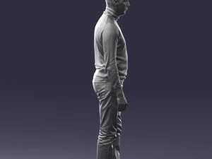 guy the coffee turtleneck 0514 3d print ready 3D Print Model