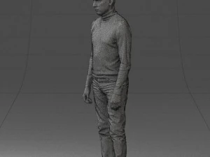 guy the coffee turtleneck 0514 3d print ready 3D Print Model