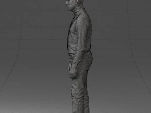 guy the coffee turtleneck 0514 3d print ready 3D Print Model