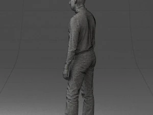 guy the coffee turtleneck 0514 3d print ready 3D Print Model