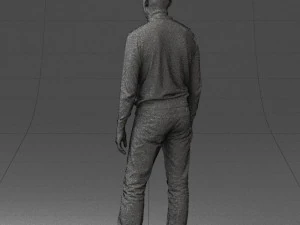 guy the coffee turtleneck 0514 3d print ready 3D Print Model