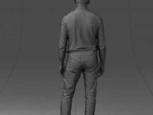 guy the coffee turtleneck 0514 3d print ready 3D Print Model