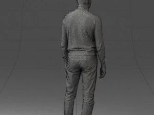 guy the coffee turtleneck 0514 3d print ready 3D Print Model