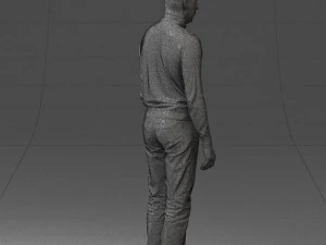 guy the coffee turtleneck 0514 3d print ready 3D Print Model