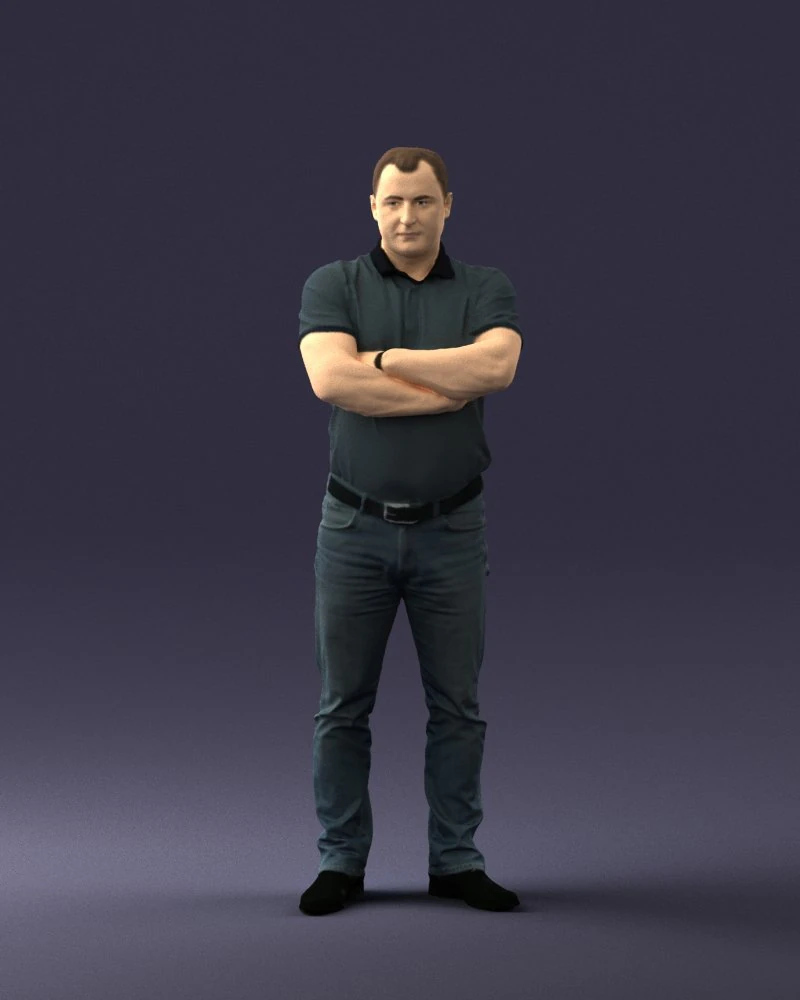boy short sleeve shirt 0510 3D Model .c4d .max .obj .3ds .fbx .stl .blend 