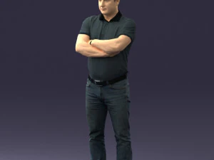 boy short sleeve shirt 0510 3D Model