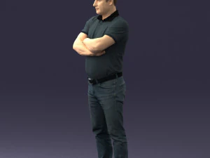 boy short sleeve shirt 0510 3D Model