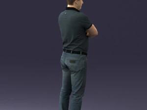 boy short sleeve shirt 0510 3D Model