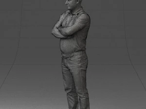 boy short sleeve shirt 0510 3D Model