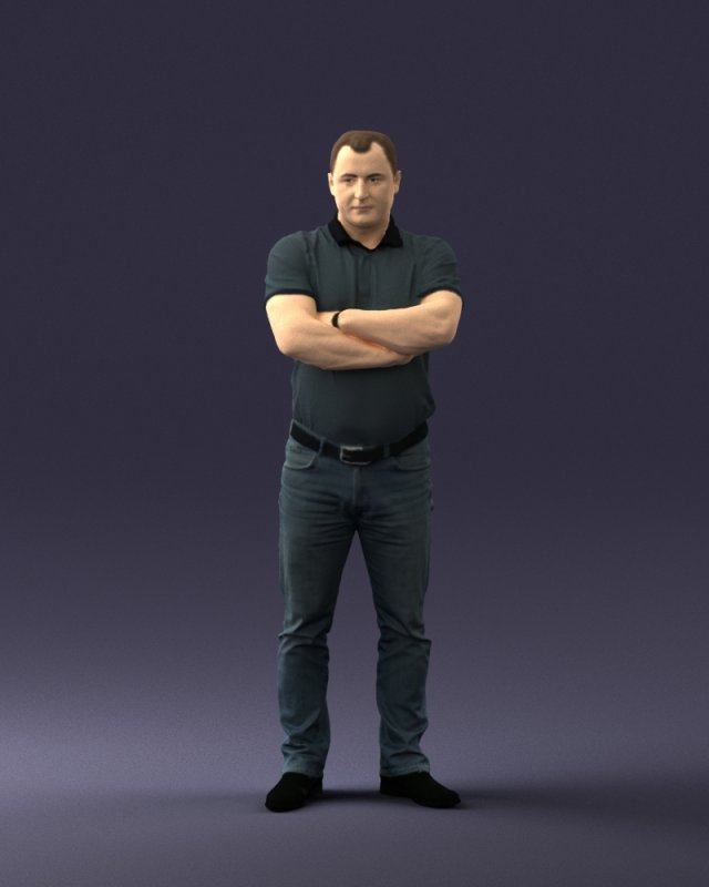 boy short sleeve shirt 0510 3d print ready 3D Принт Модель .c4d .max .obj .3ds .fbx .stl .blend 