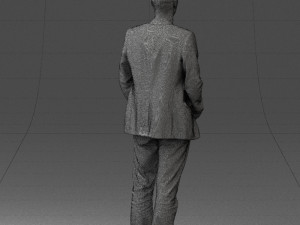 guy blue plaid jacket 0506 3d print ready 3D 打印模型
