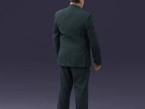 fat man suit with striped tie 0505 3d print ready 3D Print Model
