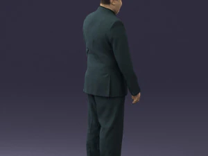 fat man suit with striped tie 0505 3d print ready 3D Print Model
