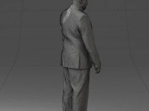fat man suit with striped tie 0505 3d print ready 3D Print Model