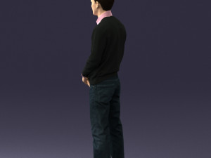 boy in pink shirt 0504 Modello 3D