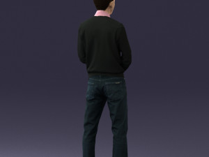 boy in pink shirt 0504 Modello 3D