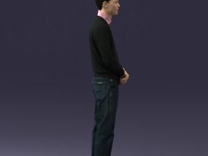 boy in pink shirt 0504 Modello 3D