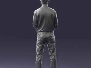 boy in pink shirt 0504 Modello 3D