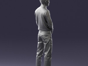 boy in pink shirt 0504 Modello 3D