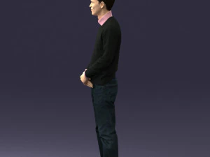 boy in pink shirt 0504 3d print ready 3D Print Model