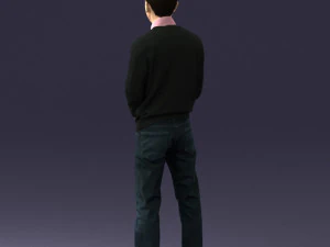 boy in pink shirt 0504 3d print ready 3D Print Model