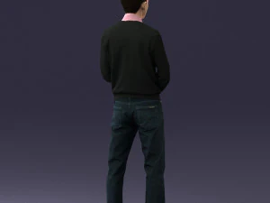 boy in pink shirt 0504 3d print ready 3D Print Model