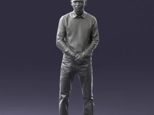 boy in pink shirt 0504 3d print ready 3D Print Model