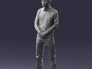 boy in pink shirt 0504 3d print ready 3D-Druckmodell