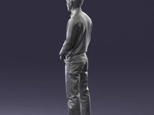 boy in pink shirt 0504 3d print ready 3D Print Model