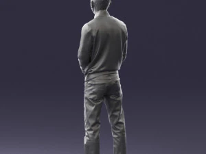boy in pink shirt 0504 3d print ready 3D Print Model