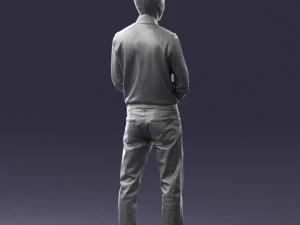 boy in pink shirt 0504 3d print ready 3D Print Model