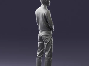 boy in pink shirt 0504 3d print ready 3D Print Model