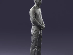 boy in pink shirt 0504 3d print ready 3D Print Model