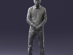 boy in pink shirt 0504 3d print ready 3D-Druckmodell