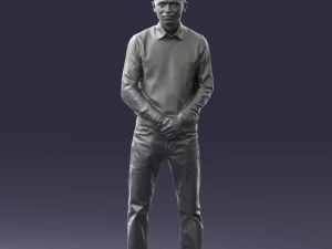 boy in pink shirt 0504 3d print ready 3D Print Model