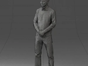 boy in pink shirt 0504 3d print ready 3D Print Model
