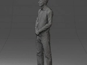 boy in pink shirt 0504 3d print ready 3D Print Model
