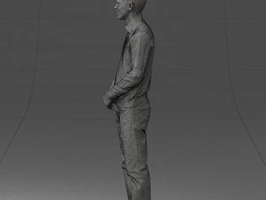 boy in pink shirt 0504 3d print ready 3D Print Model