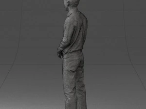 boy in pink shirt 0504 3d print ready 3D Print Model