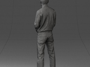 boy in pink shirt 0504 3d print ready 3D-Druckmodell