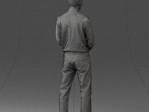 boy in pink shirt 0504 3d print ready 3D-Druckmodell