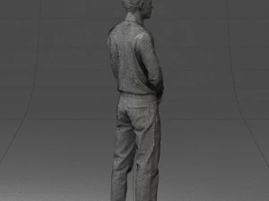 boy in pink shirt 0504 3d print ready 3D Print Model