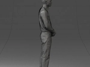 boy in pink shirt 0504 3d print ready 3D Print Model