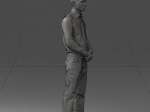 boy in pink shirt 0504 3d print ready 3D-Druckmodell