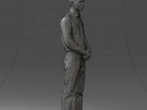 boy in pink shirt 0504 3d print ready 3D Print Model